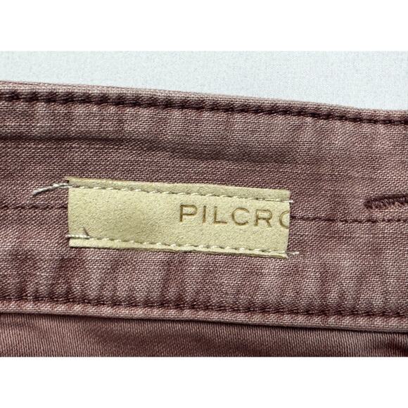 NWT Pilcro by Anthropolgie Women's Pink Barrel Leg Pants - Size 31 (34x26) - Picture 5 of 7